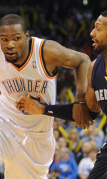 Grizzlies fall to Durant, Thunder in low-scoring affair